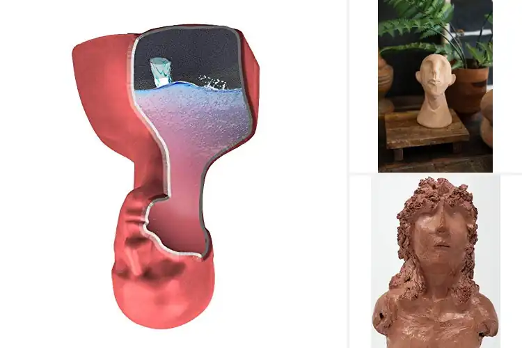 Detailed view of Best Clay Busts: Unique, Durable Art for Your Space