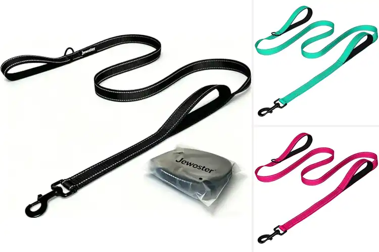 Detailed view of Best Dual Handle Dog Leashes