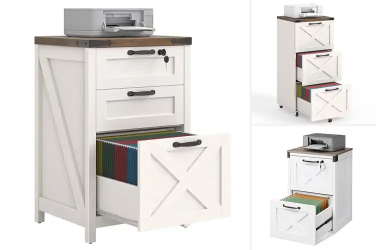 Detailed view of Best Farmhouse Filing Cabinets