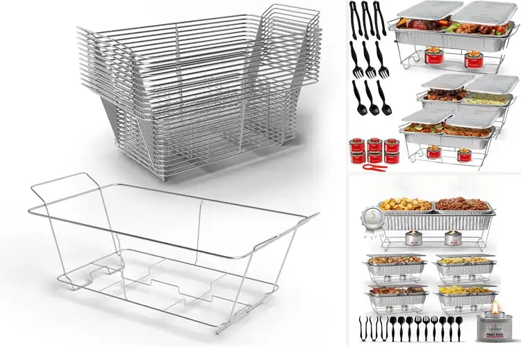 Detailed view of Best Full Size Chafing Racks to Elevate Your Event