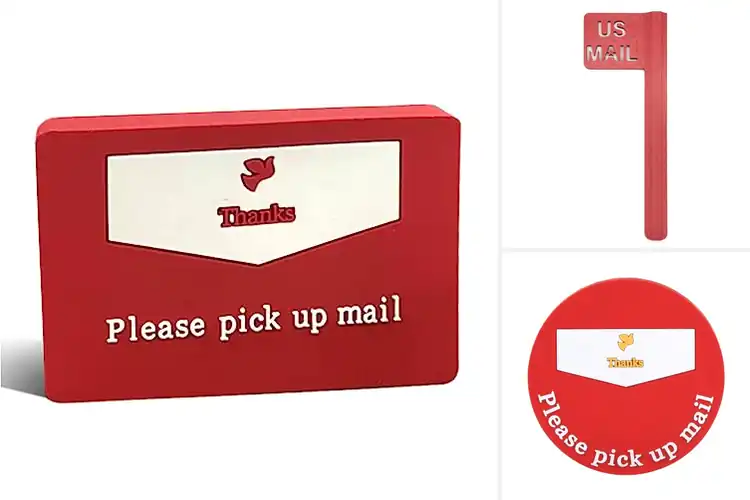 Detailed view of Best Magnetic Mailbox Flags