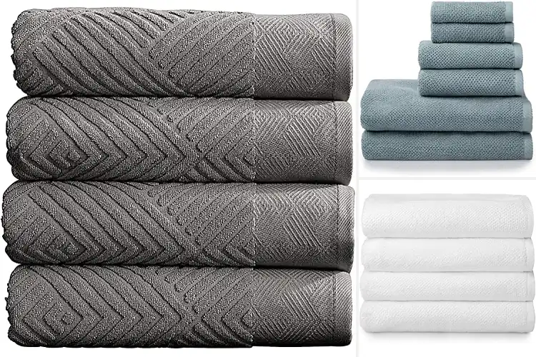 Detailed view of Best Multi-Textured Towels